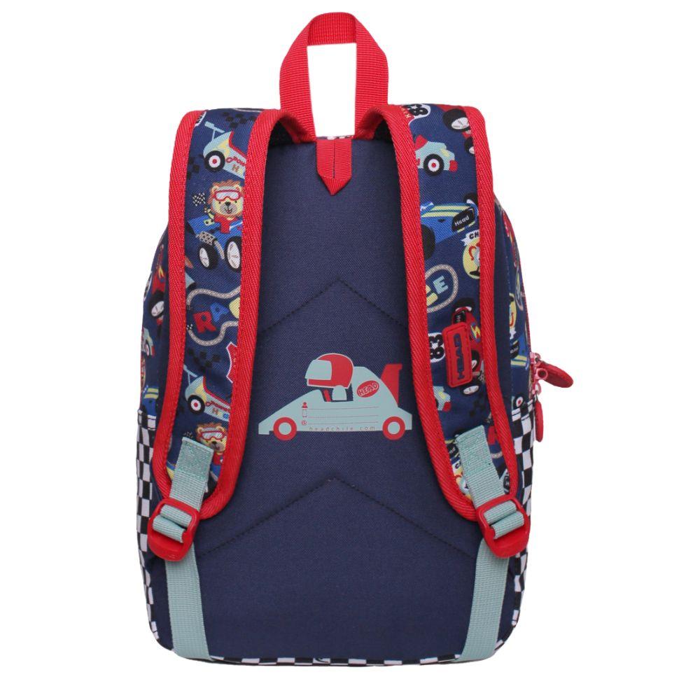 Mochila Infantil Pop Cars Azul Head-3