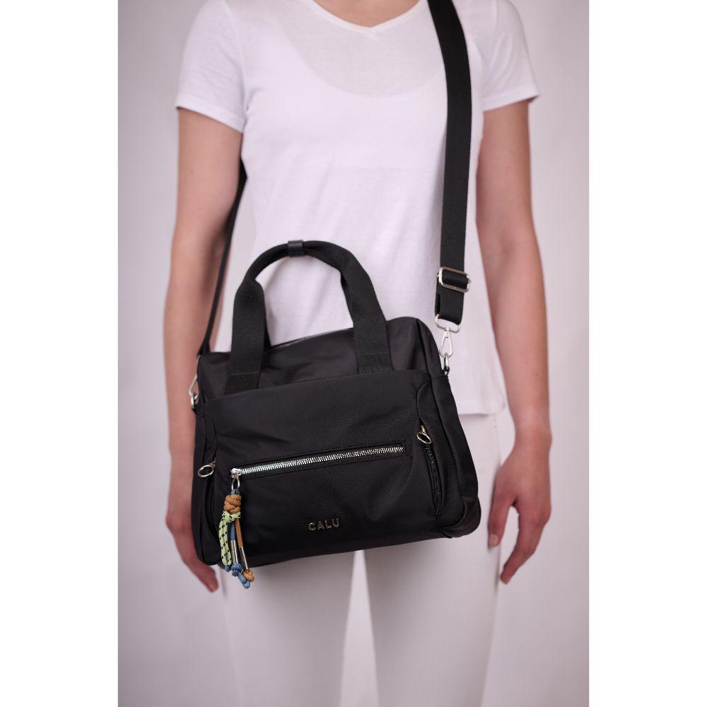 Cartera Mediana Trini Negro Calu-6