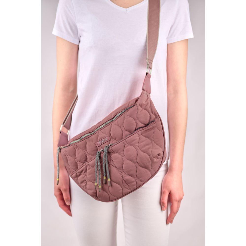 Cartera Banano Sara Palo Rosa Calu-7