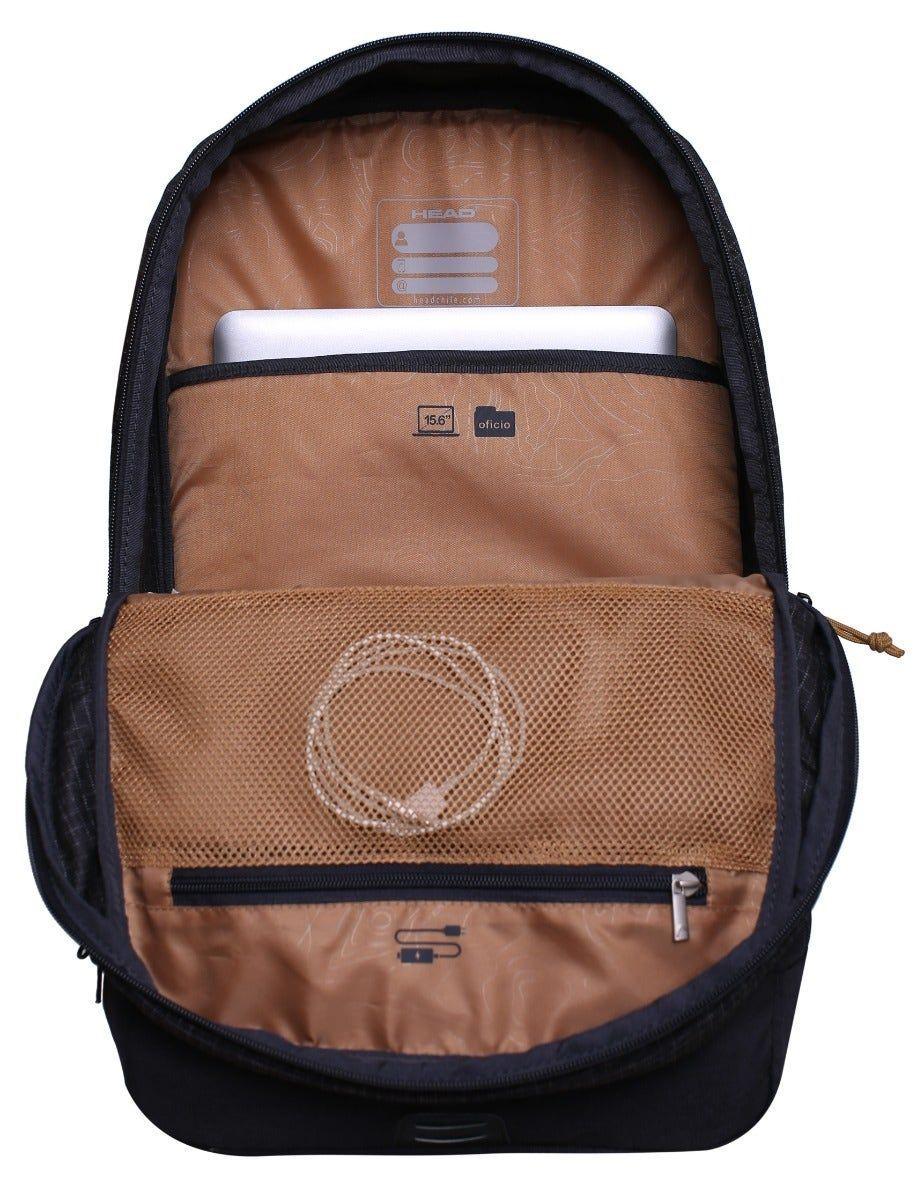 Mochila Camaro 22 Ripstop Gris Head-2
