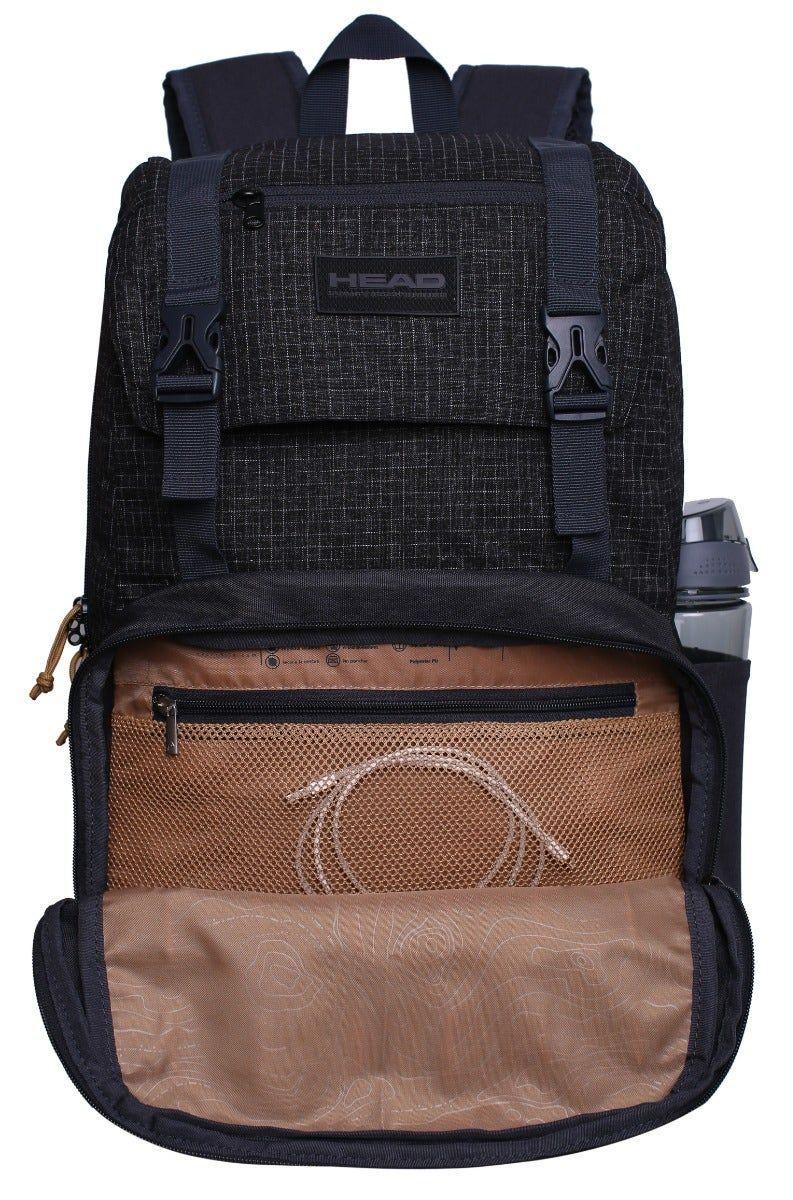 Mochila Camaro 22 Ripstop Gris Head-1