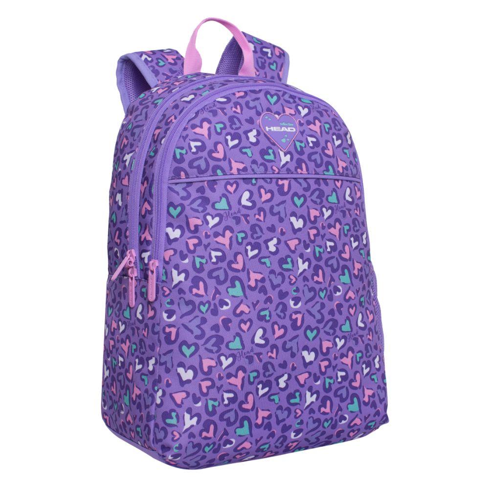 Pack Cool Escolar Animal Corazon Morado Head-1
