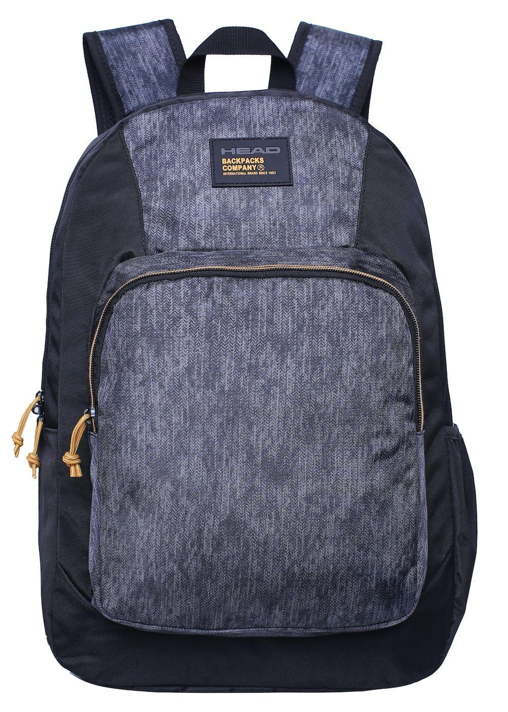 Mochila Ridge Tweed Negro Head-1