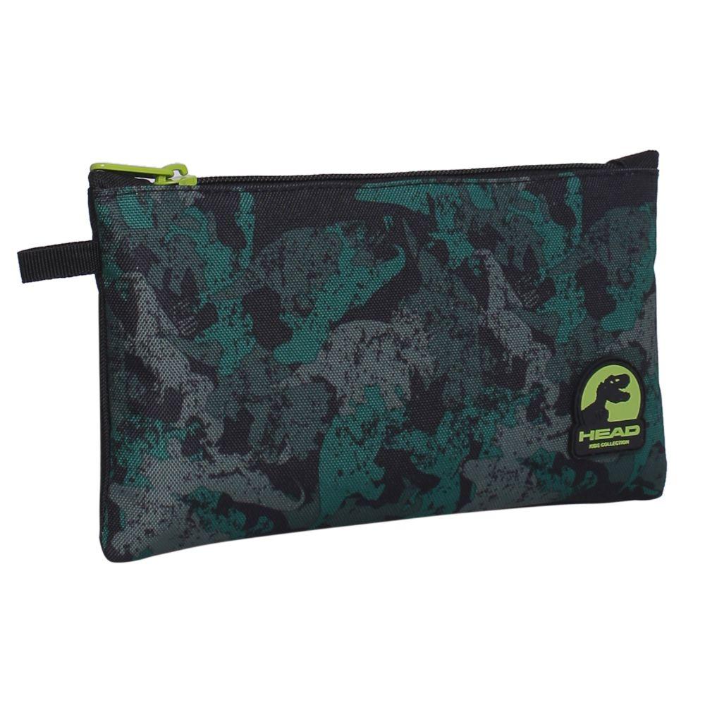 Pack Bakan Escolar T-Rex Verde Head-3
