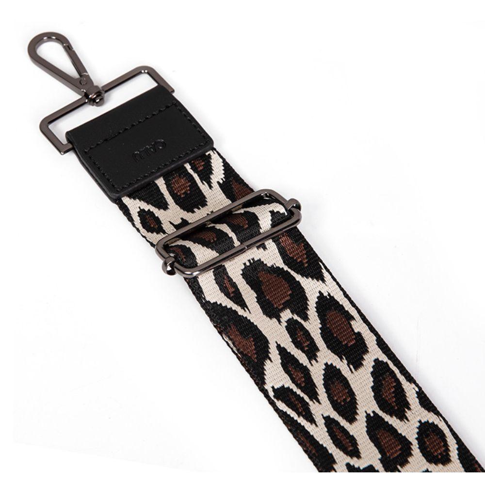 Correa Strap Cartera Fresno Leopardo Café Calu-2