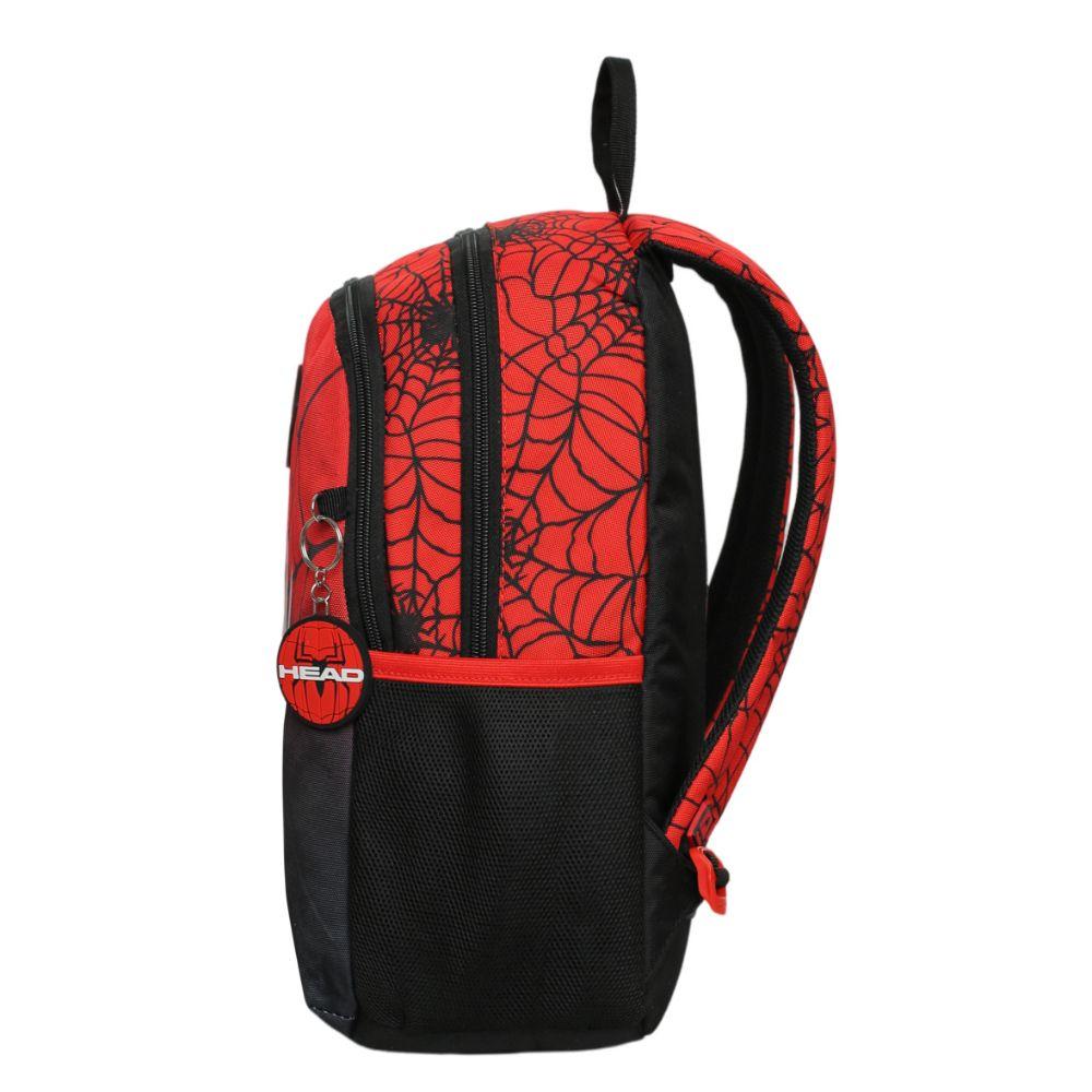 Mochila Infantil Niño Bionica Araña Rojo Head-4