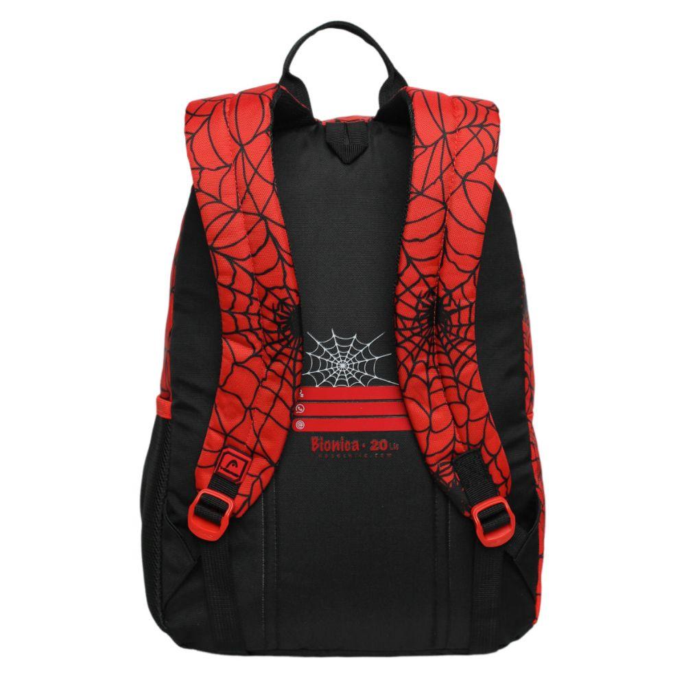 Mochila Infantil Niño Bionica Araña Rojo Head-5