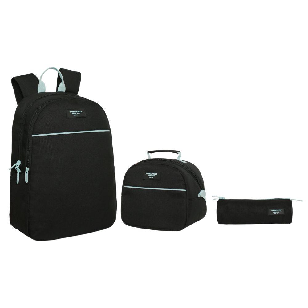 Pack Freedom Escolar (x3) Niña Negro Menta Head-1
