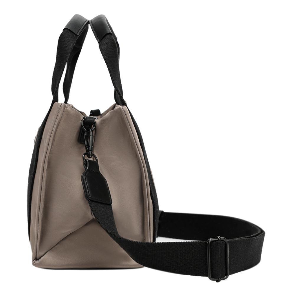 Cartera Mini Tote Charlotte Taupe Calu-4