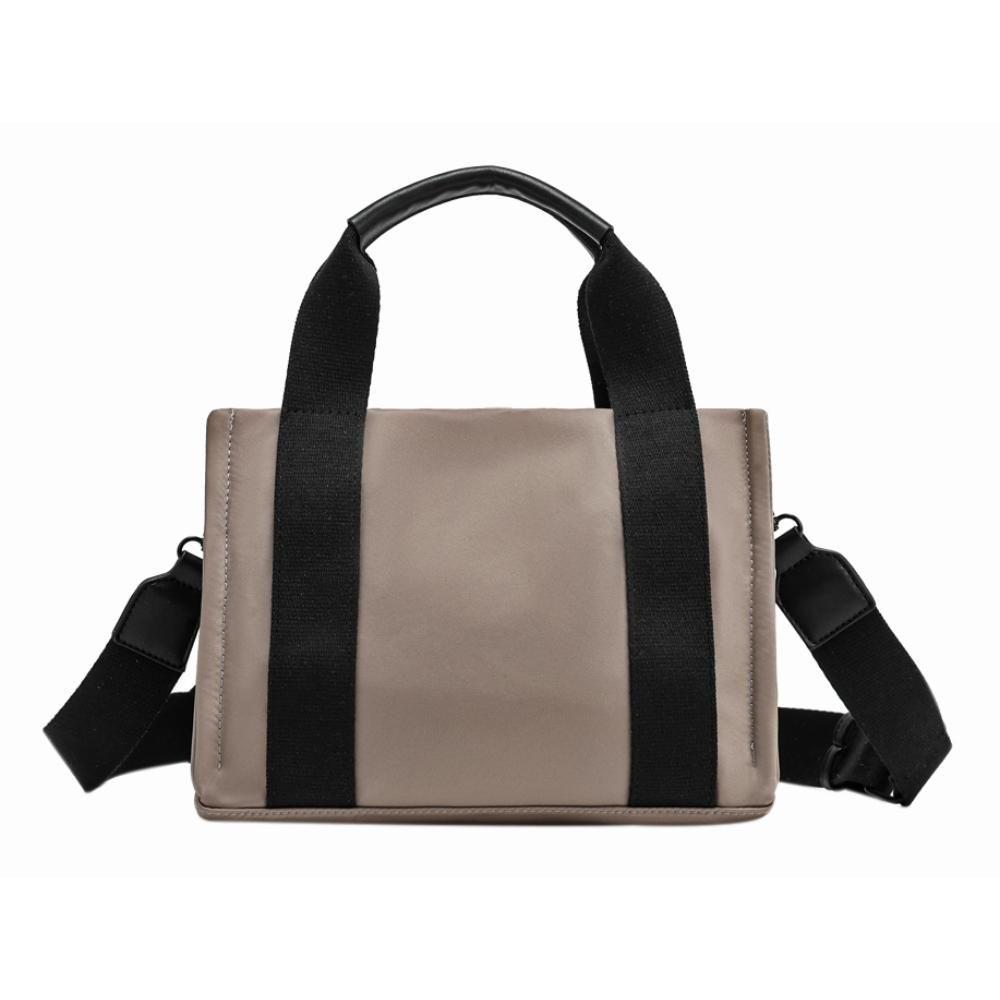 Cartera Mini Tote Charlotte Taupe Calu-5