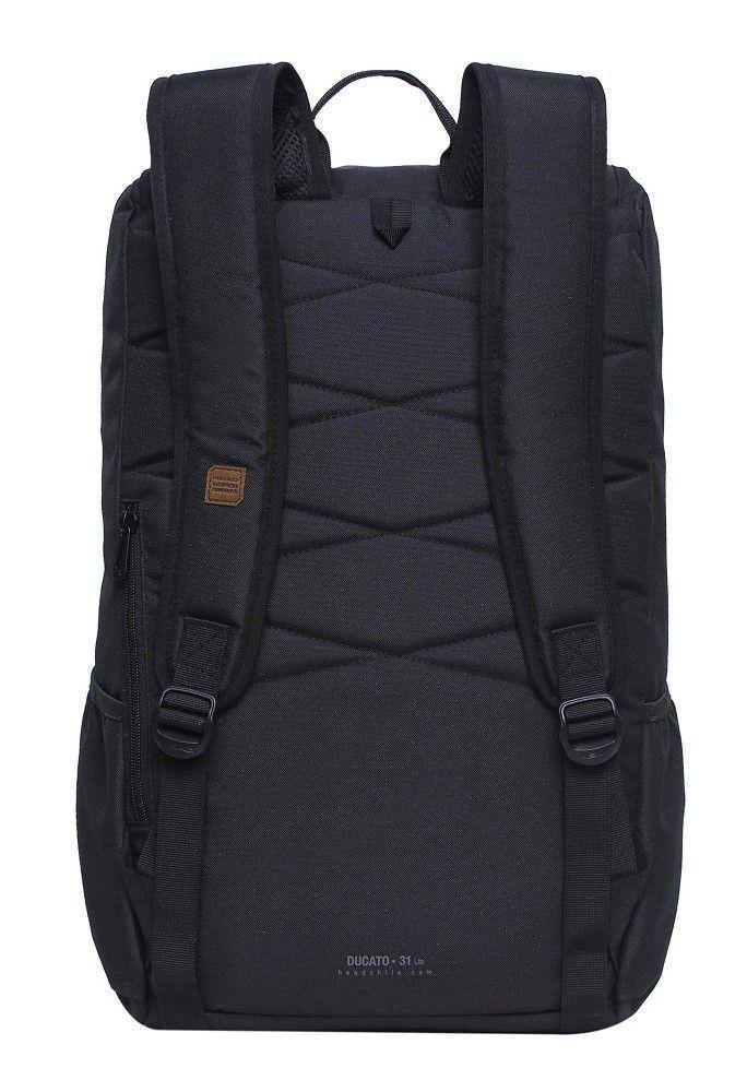 Mochila Ducato Rebags Negro Cafe Head   -4