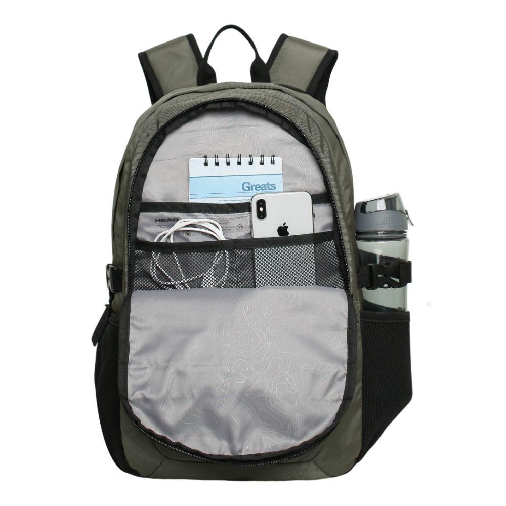 Mochila Notebook Rapide Verde Musgo Head-3