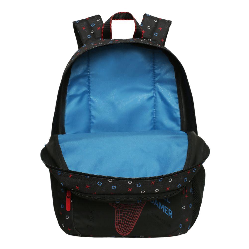 Mochila Infantil Niño Fantasy Gamer Negro Head-2