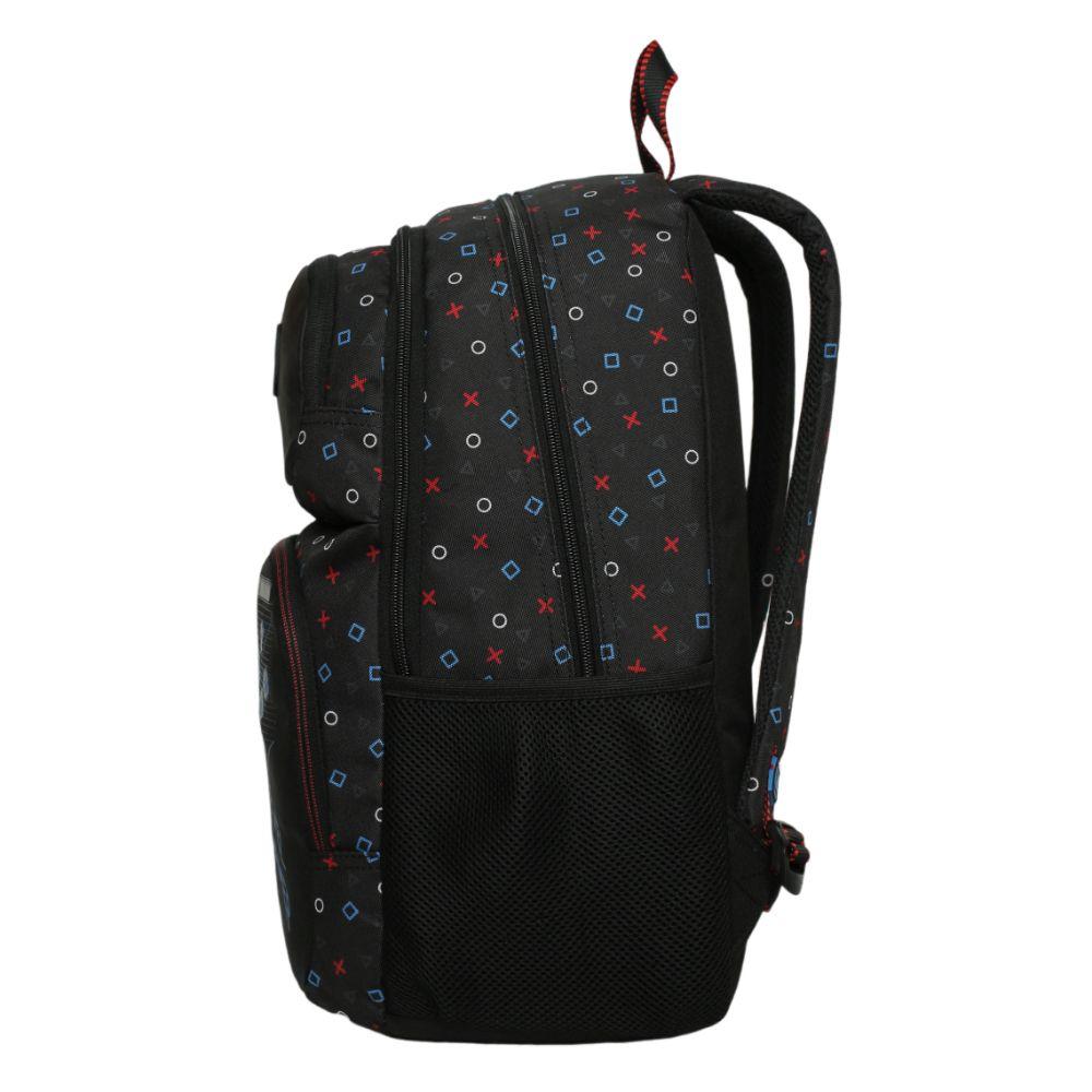 Mochila Infantil Niño Fantasy Gamer Negro Head-3