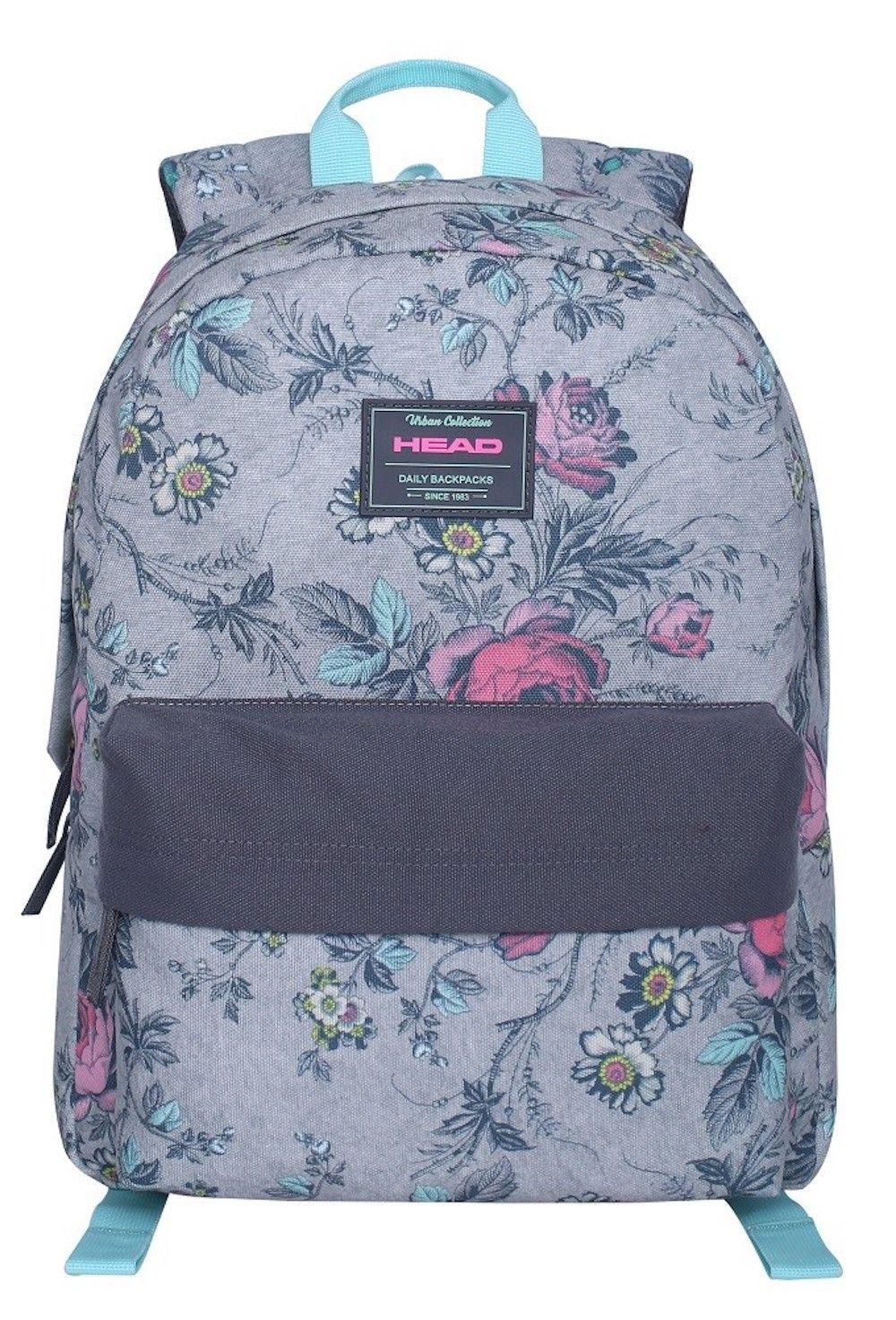 Mochila Urbana Rio Gris Rosas Head   -0