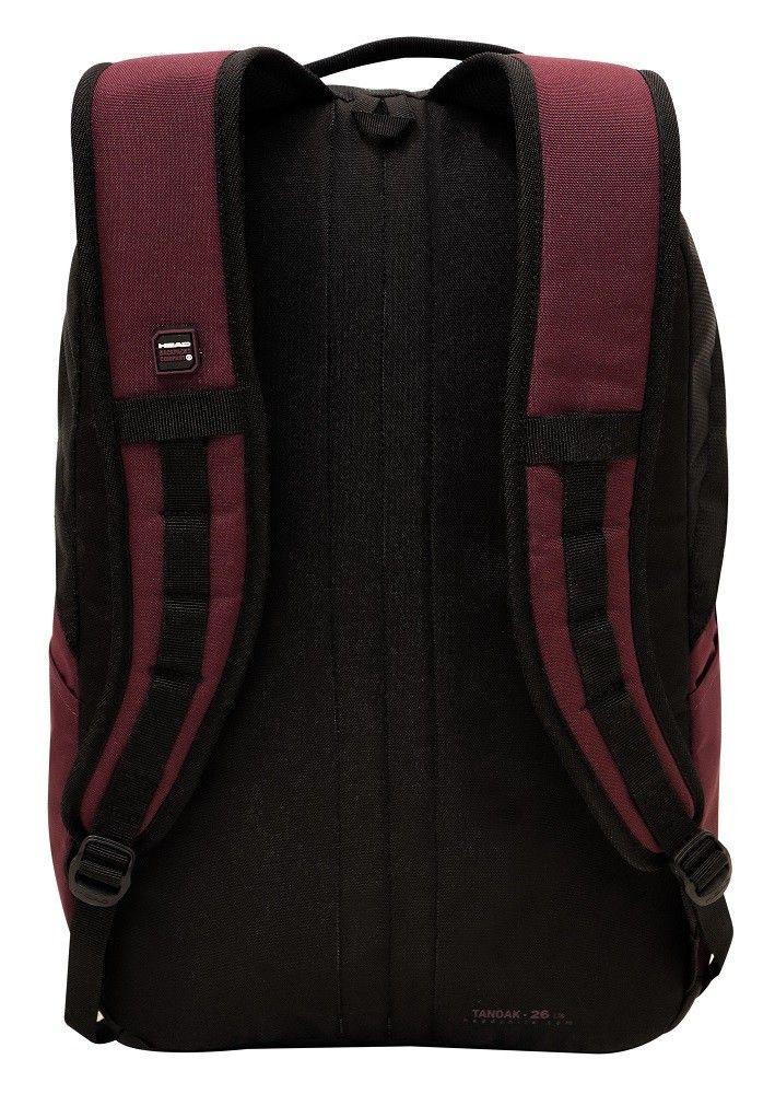 Mochila Tanoak Negro Burdeo Head   -2