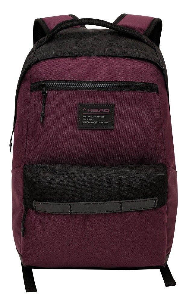 Mochila Tanoak Negro Burdeo Head   -1