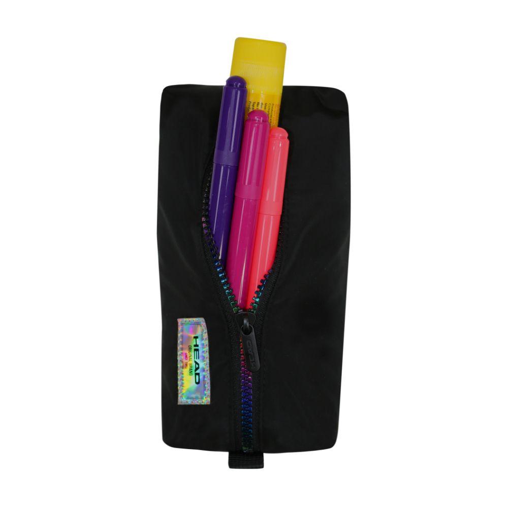 Estuche Infantil Mujer Alto Holographic Negro Head-3