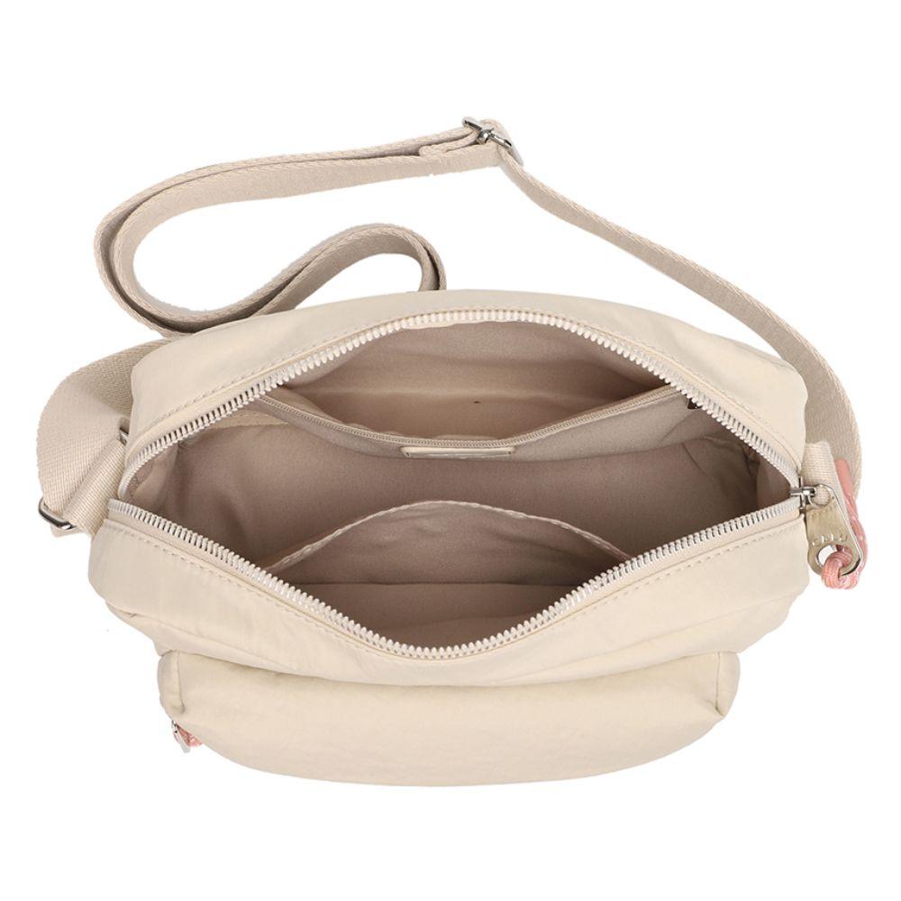 Cartera Bandolera Rocio Casual Beige Calu-2