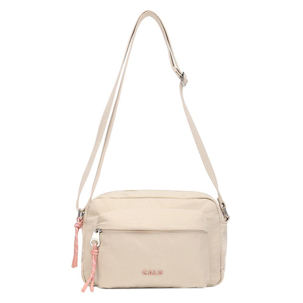 Cartera Bandolera Rocio Casual Beige Calu-3