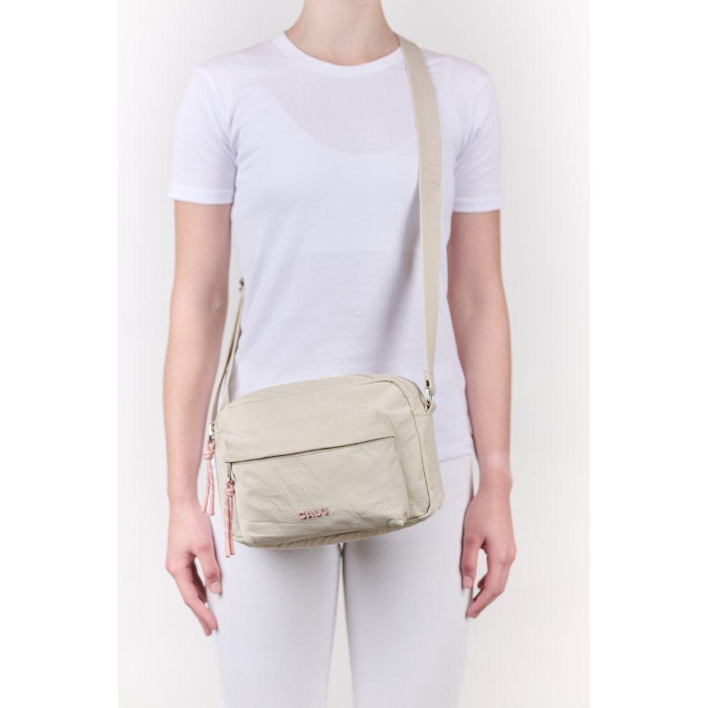 Cartera Bandolera Rocio Casual Beige Calu-6