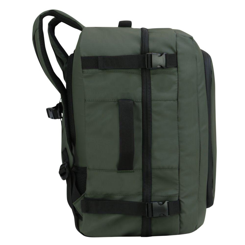 Mochila De Viaje Premium Traveler Verde Militar Head-5