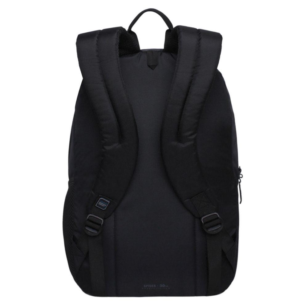 Mochila Notebook Spider Melange Reverse Gris Oscuro Head-4