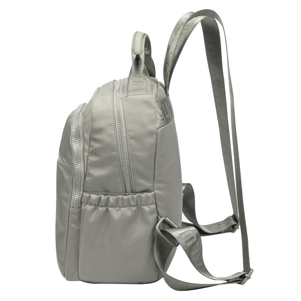 Mochila Mujer Alberta Microfibra Verde Calu-3