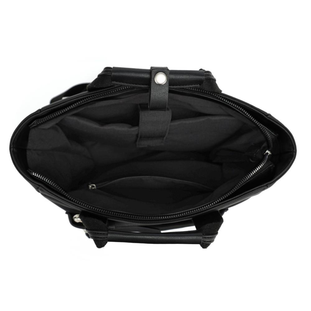 Mochila Cartera Laptop 14" Caroline Negro Calu-2