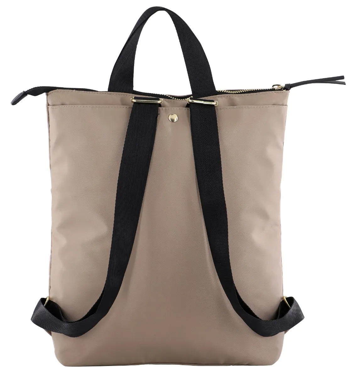 Cartera Mochila Ejecutiva Silver Tachas Beige Head-1