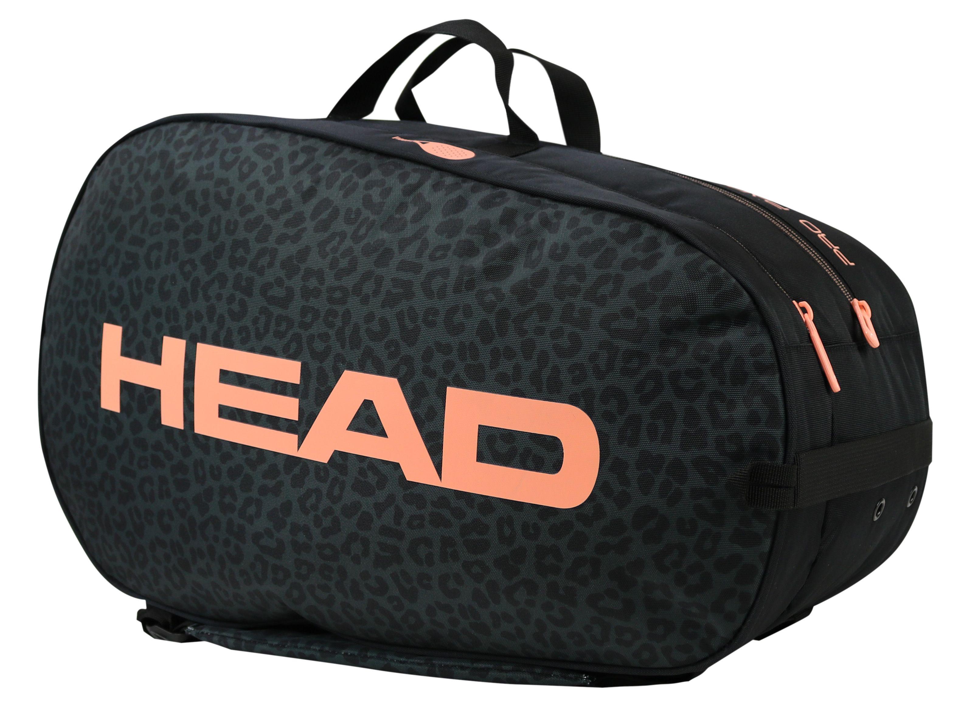 Bolso Paletero Pro Padel 30 Animal Print Negro Head-0