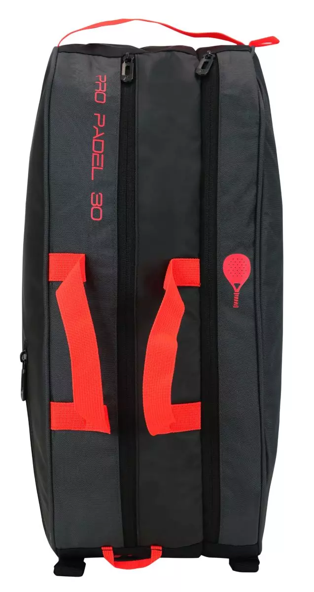 Bolso Paletero Pro Padel 30 Negro Rojo Head-1