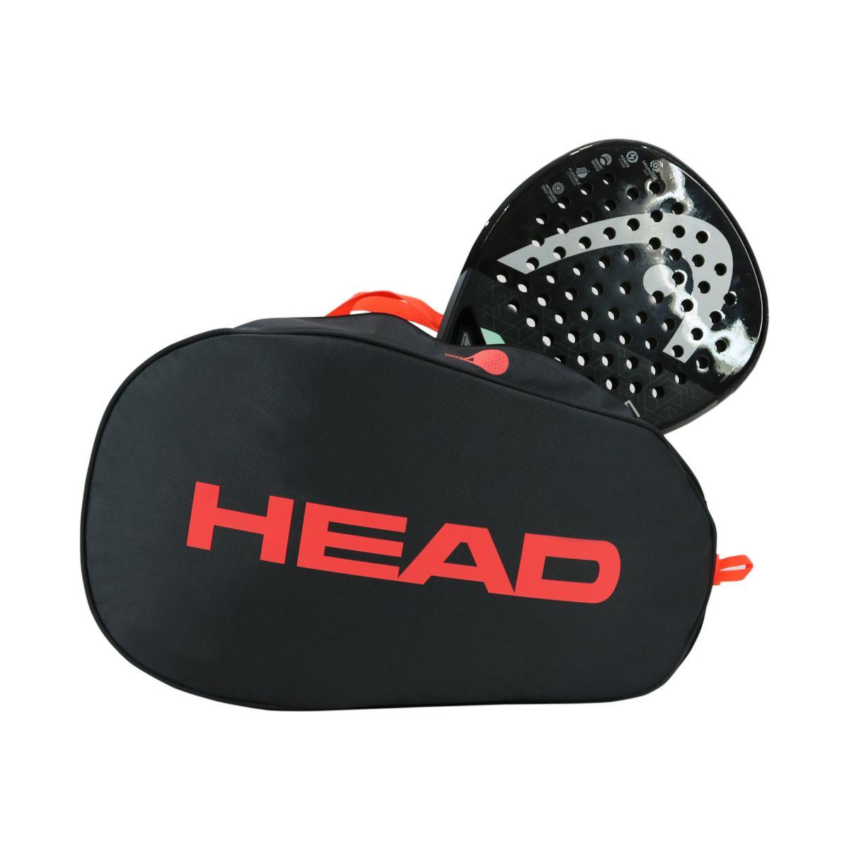 Bolso Paletero Pro Padel 30 Negro Rojo Head-4