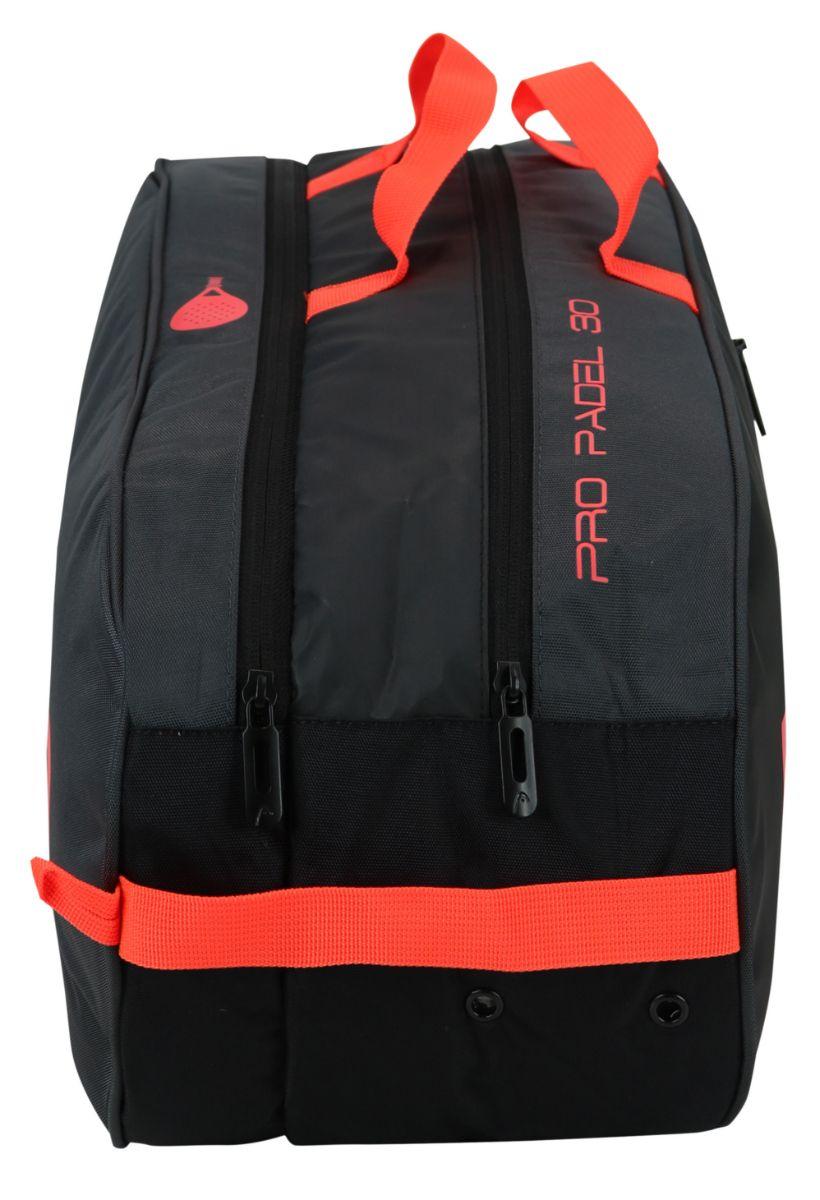 Bolso Paletero Pro Padel 30 Negro Rojo Head-5