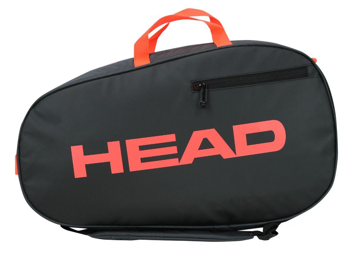 Bolso Paletero Pro Padel 30 Negro Rojo Head-6
