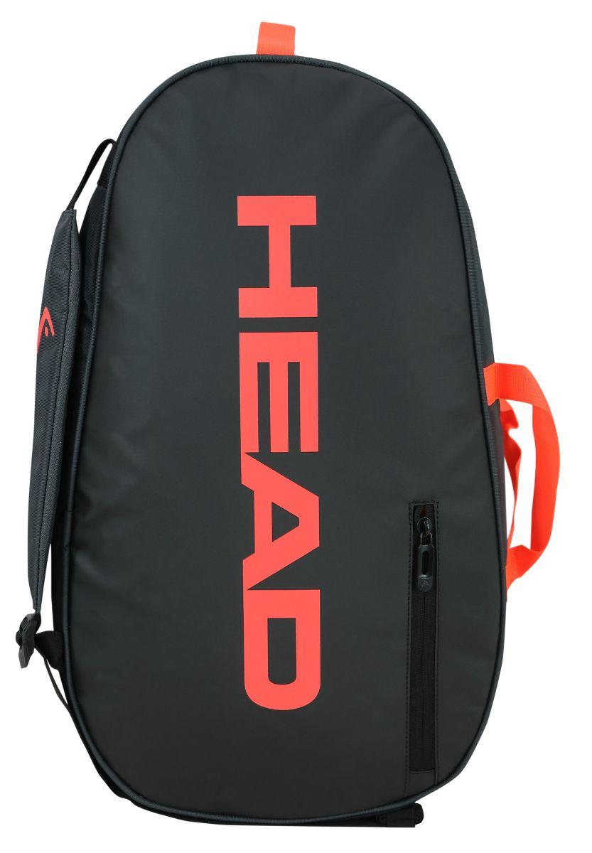Bolso Paletero Pro Padel 30 Negro Rojo Head-7