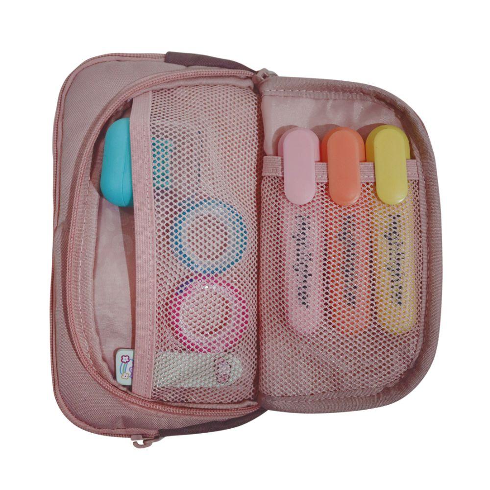 Estuche Mujer Case Block Rosado Head-2