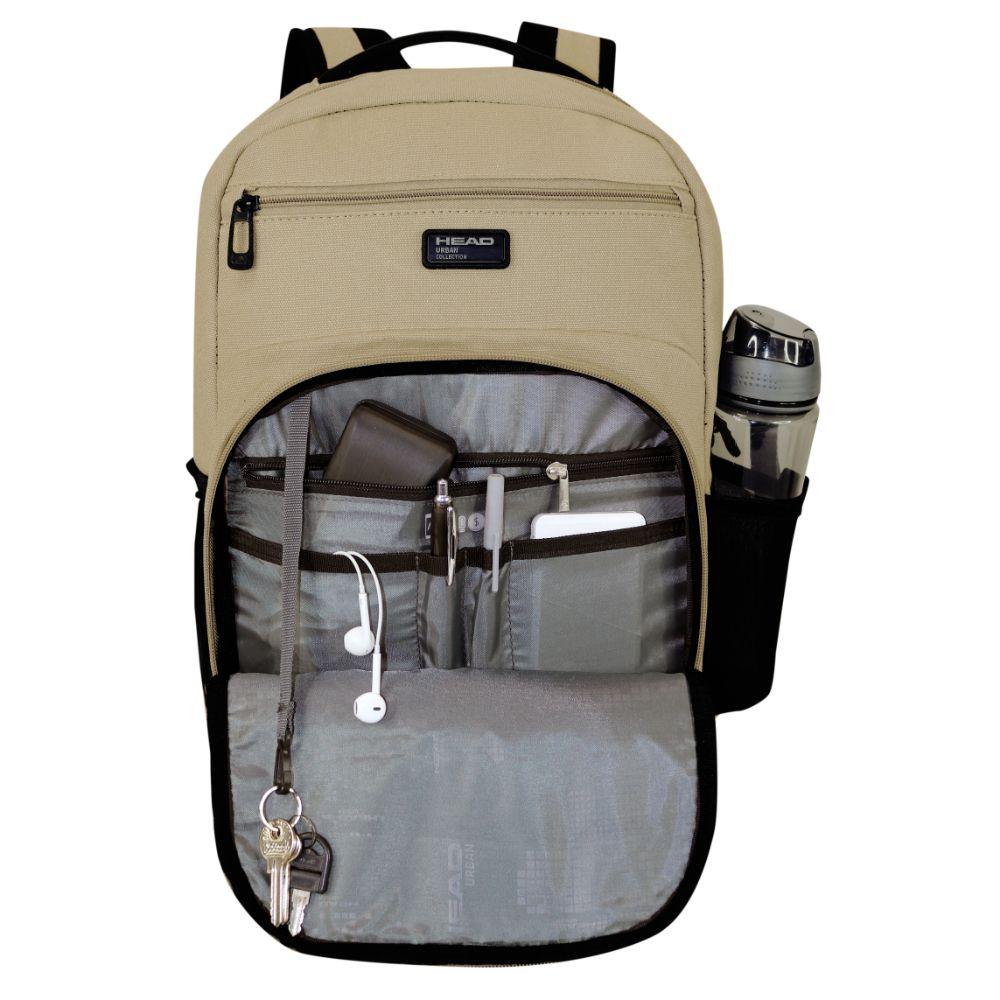 Mochila Ejecutiva Travis Cafe Head-4
