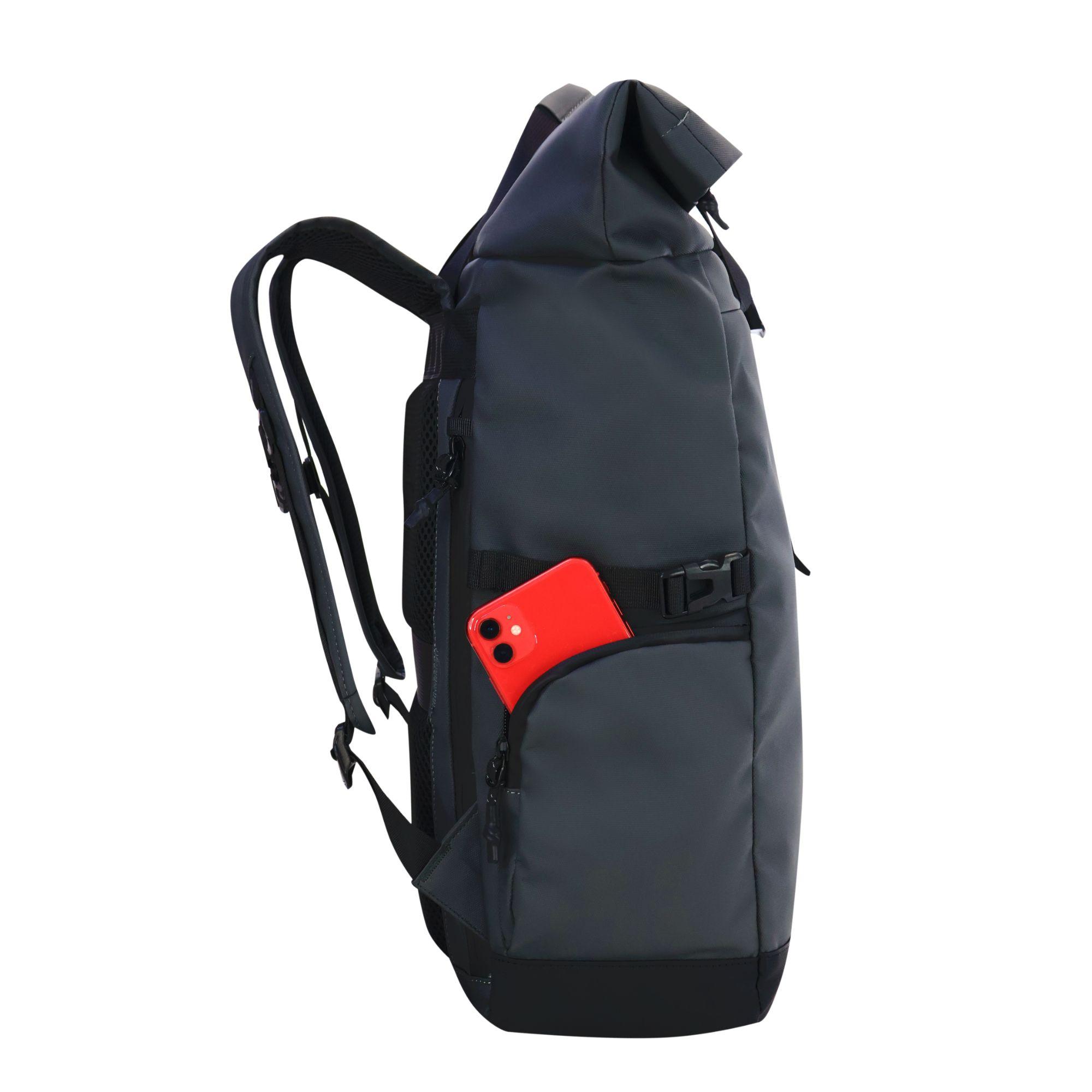 Mochila Waterproof Apertura Superior Bestia Verde Head-5