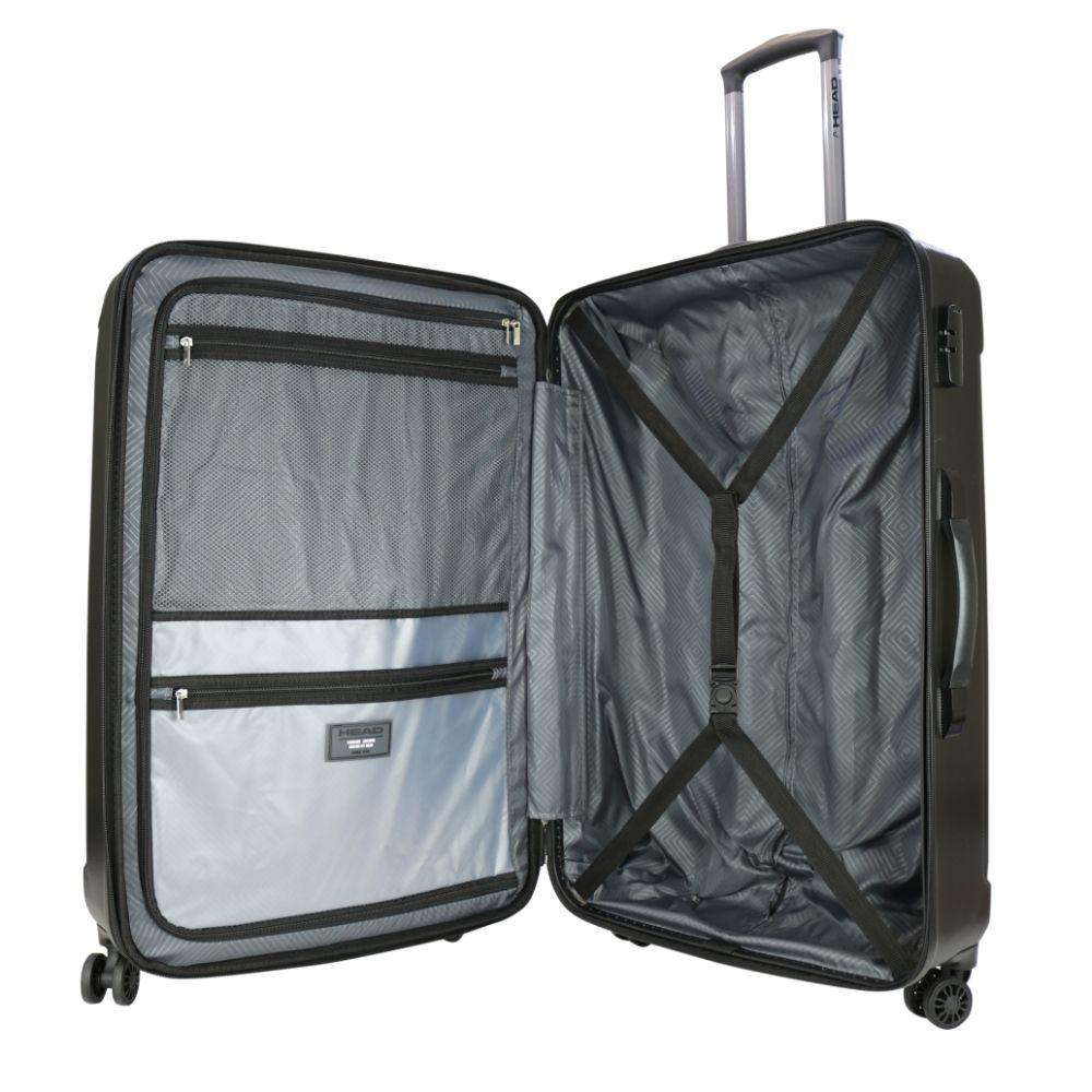 Maleta Dura New Toledo L Expandible Negro Head-2