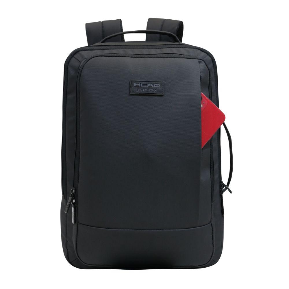 Mochila Ejecutiva Expandible Trip Reverse Negro Head-3