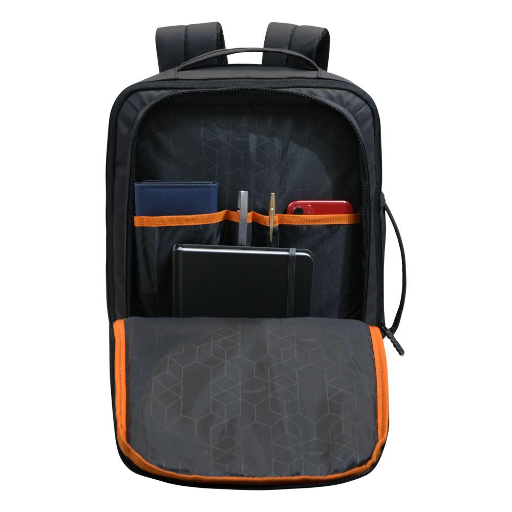 Mochila Ejecutiva Expandible Trip Reverse Negro Head-4