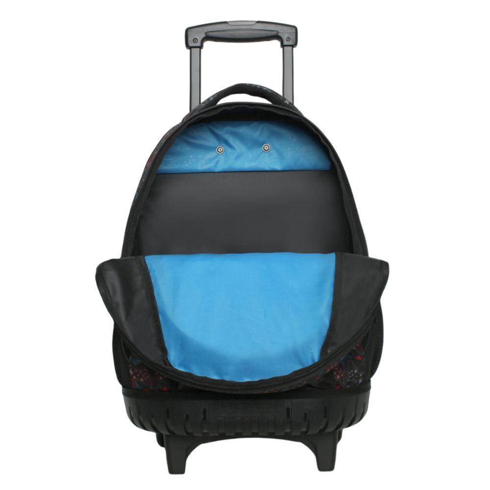 Mochila Infantil Carro New Kodiac Future Gamer Negro Head-3