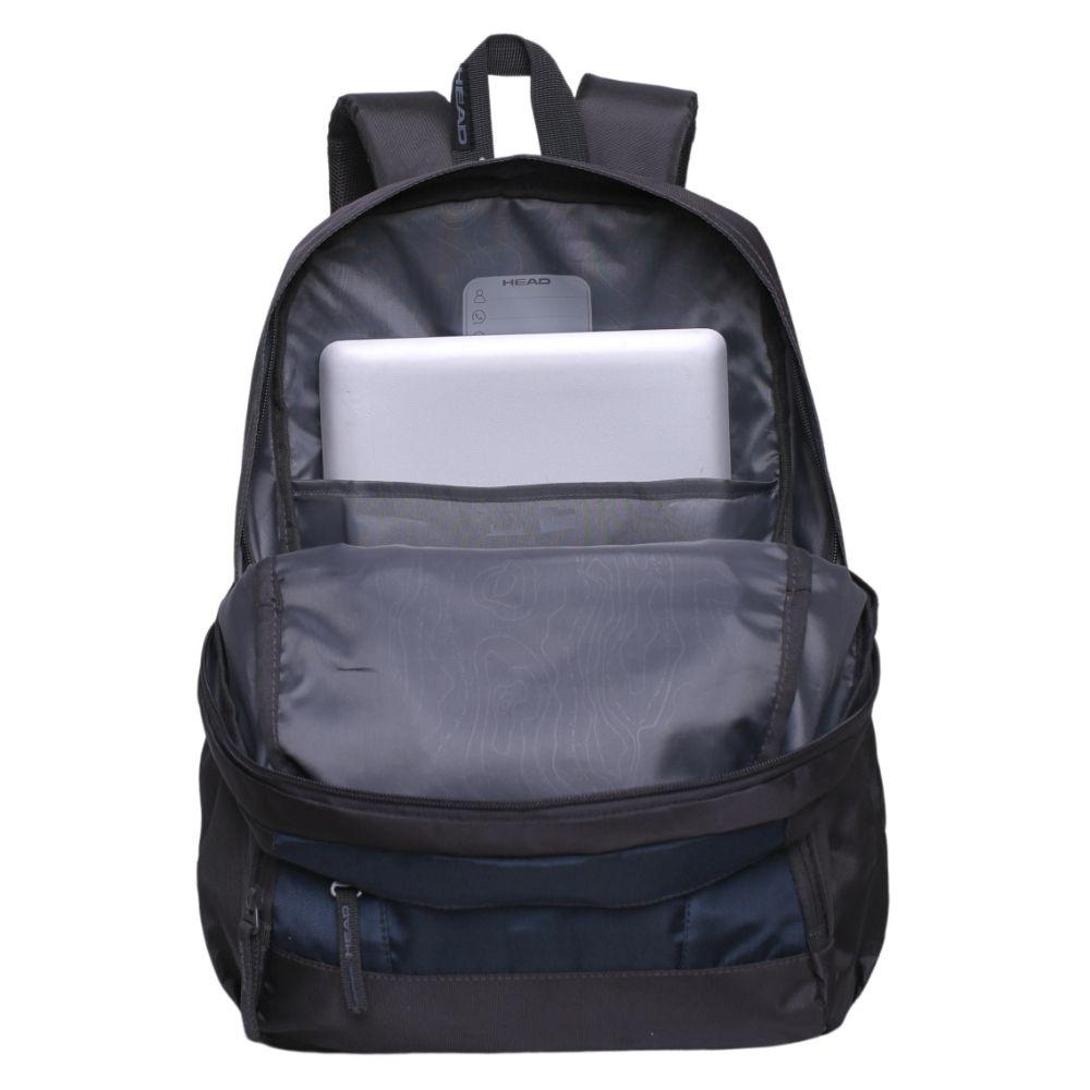 Mochila Notebook Daytona Gris Azul Head-2