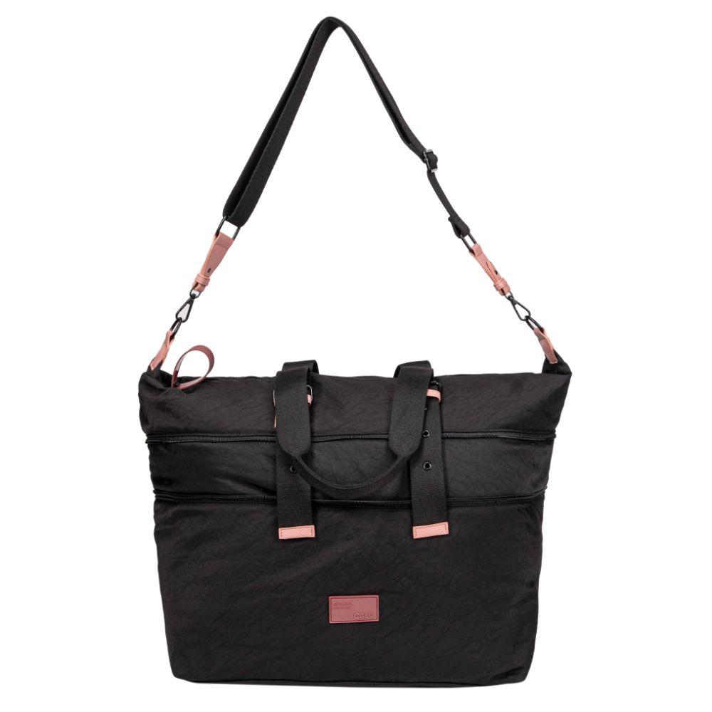 Bolso Cartera Expandible Montana Negro Calu-3