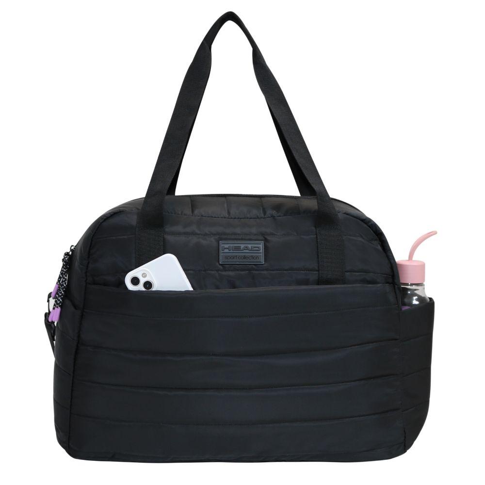 Bolso Mujer Big Buda Microfibra 53 Lts Negro Head-3