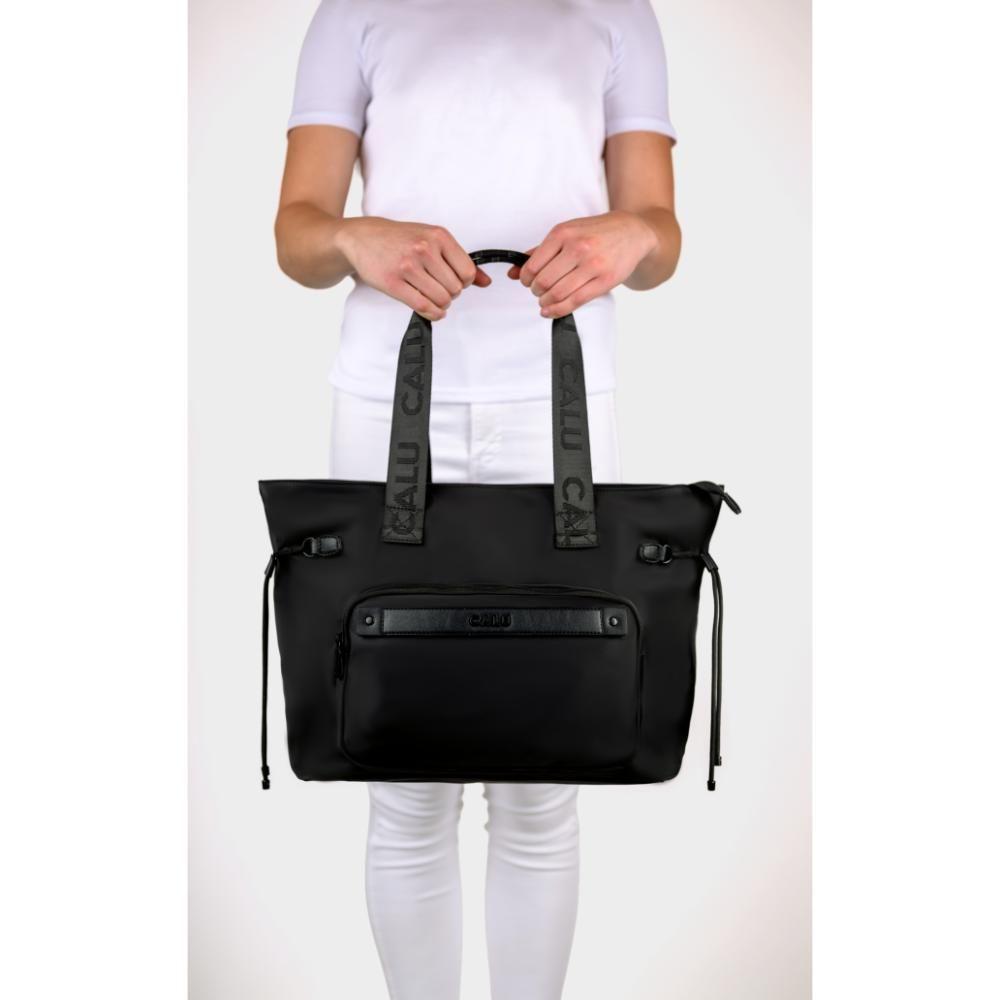 Cartera Gran Capacidad Ginger Negro Calu-5