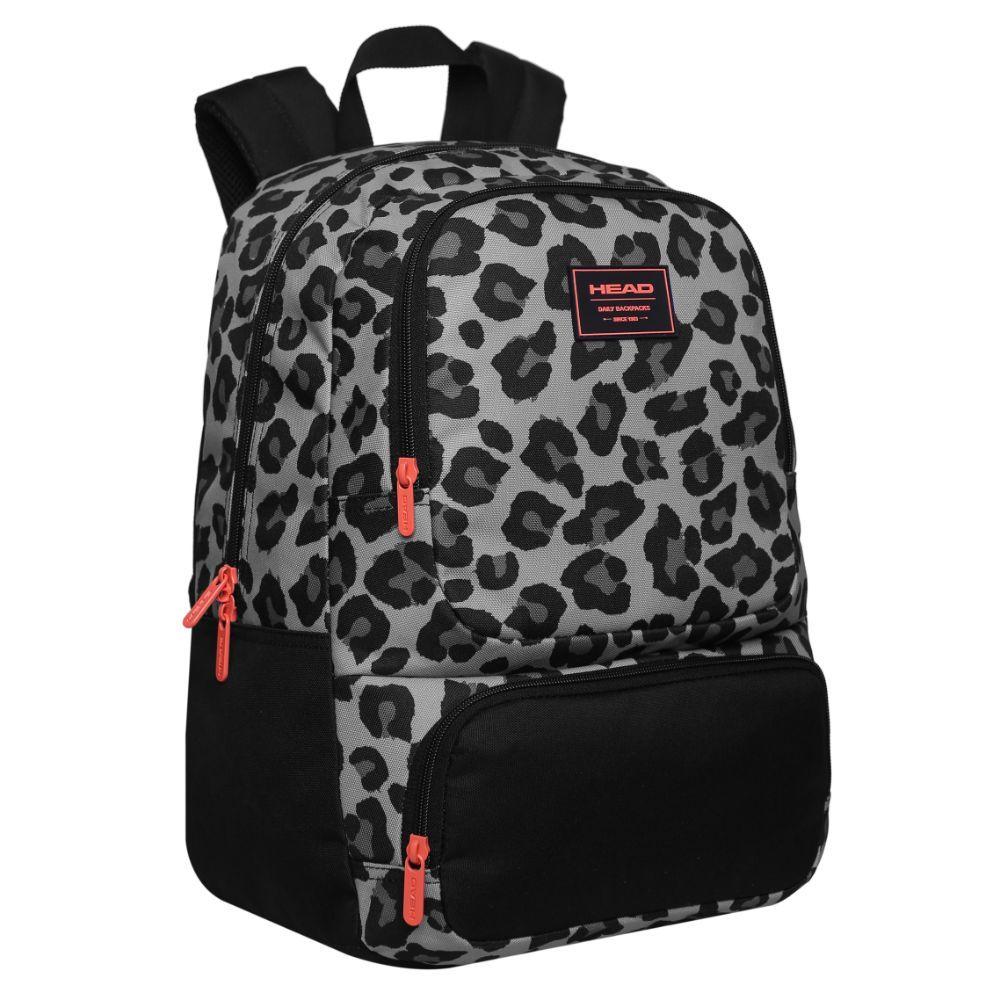 Mochila Taos Animal Print Gris Head-0