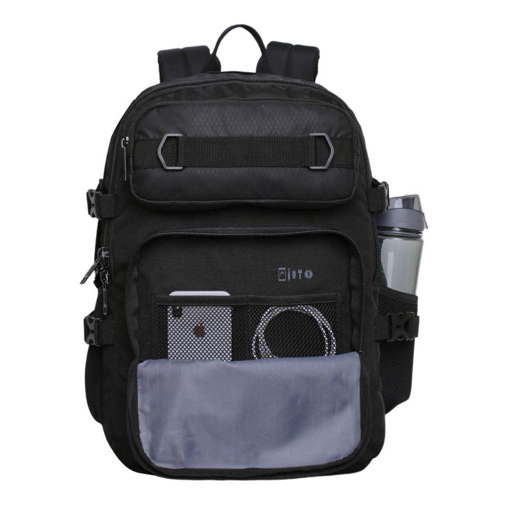 Mochila Ejecutivas Hombre Logan Reverse Negro Head-3