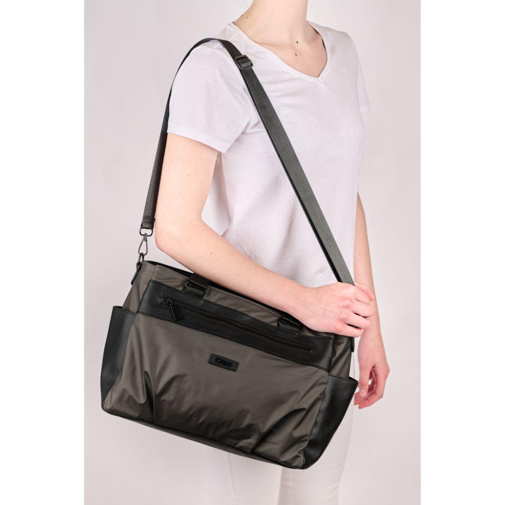 Cartera Bolso Shimmer Acero Calu-6